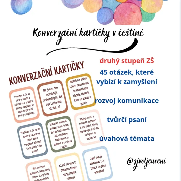 Konverzační kartičky - čeština