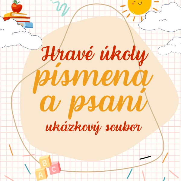 Hravé úkoly – písmena a psaní – ukázkový soubor
