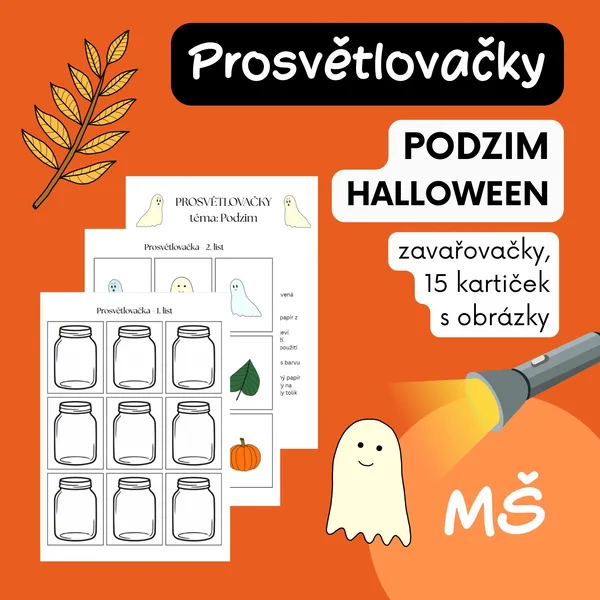 Podzimní prosvětlovačky - Halloween