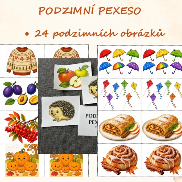 Podzimní pexeso