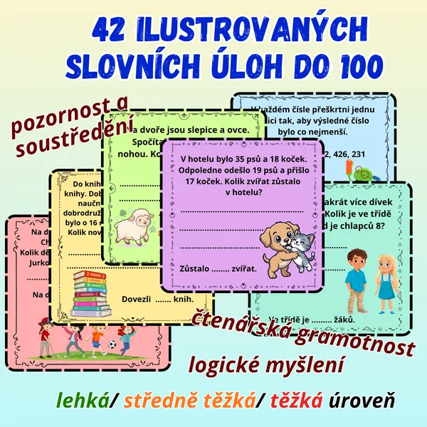 Slovní úlohy do 100 i pro šikovné počtáře / Počítání do 100 / Finanční gramotnost