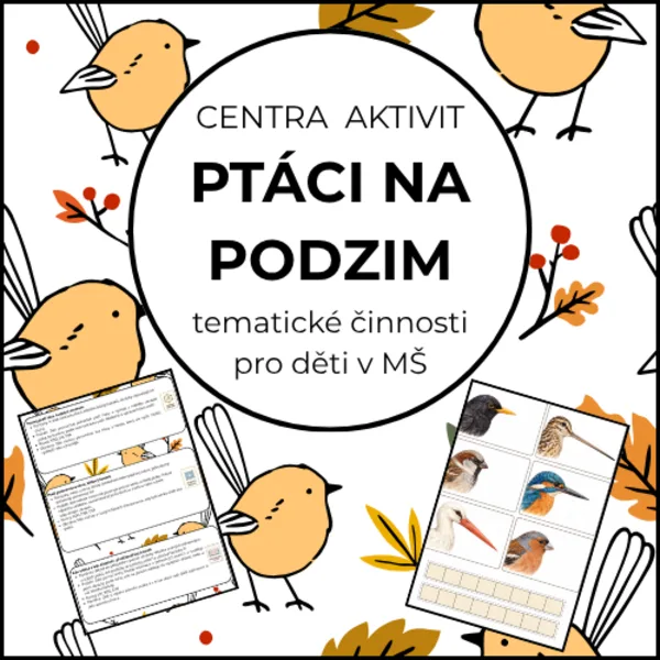 Ptáci na podzim - centra aktivit do MŠ