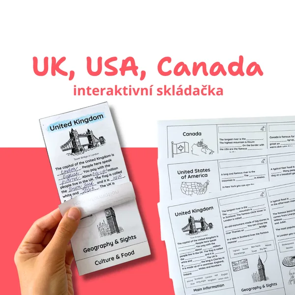 UK, USA, Canada: interaktivní skládačka