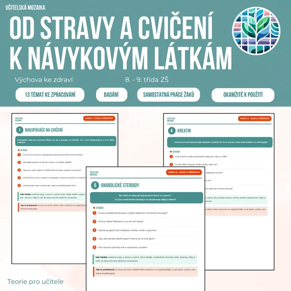 Badatelská hodina - od výživy, cvičení k návykovým látkám