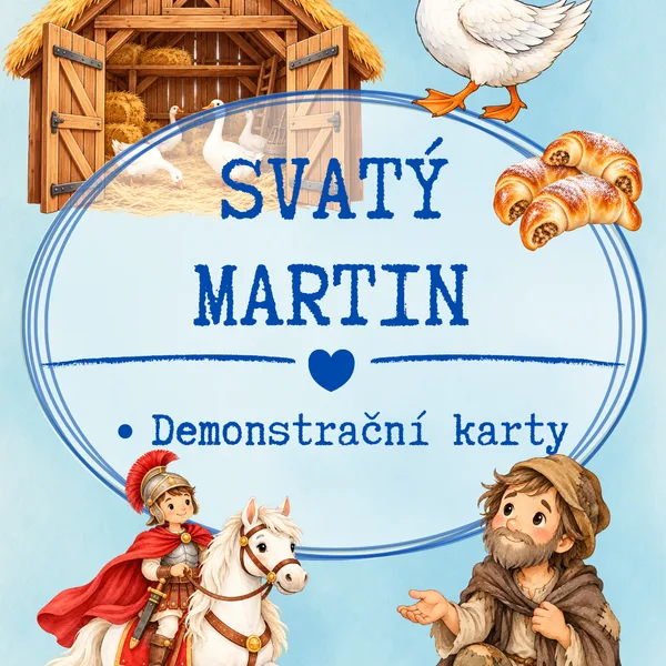 Svatý Martin - demonstrační karty