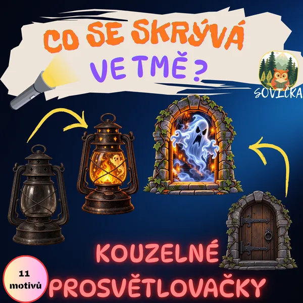 KOUZELNÉ PROSVĚTLOVAČKY 🔦✨ – 11 obrázků plných překvapení
