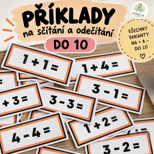 Příklady na sčítání a odečítání do 10