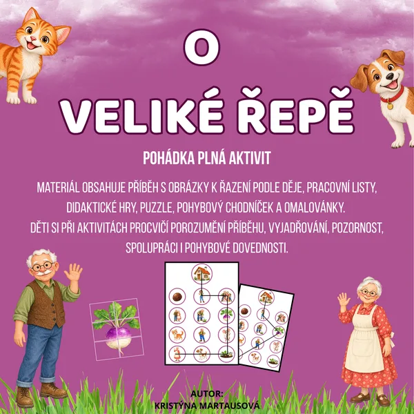 O veliké řepě - Pohádka plná aktivit 🌱