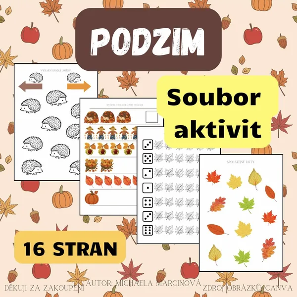 PODZIM - soubor aktivit