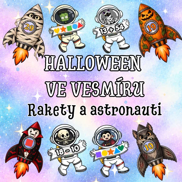 Halloween ve vesmíru - rakety a astronauti