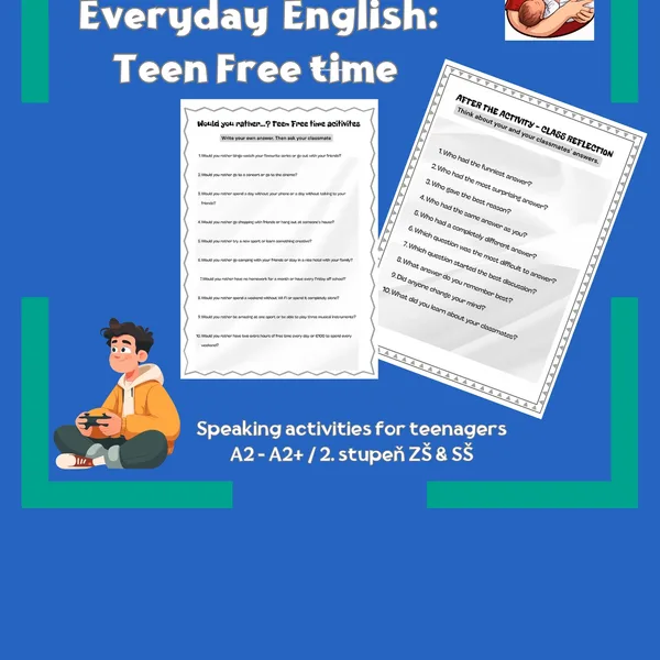Everyday English: teen free time activities