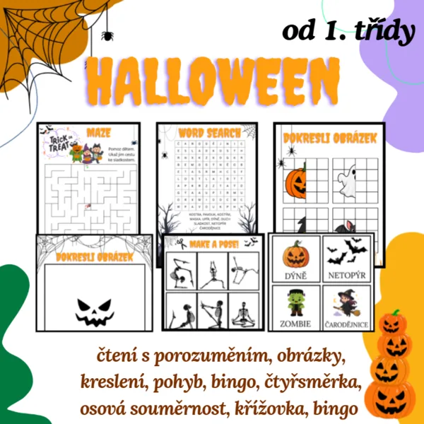 HALLOWEEN - velký soubor aktivit
