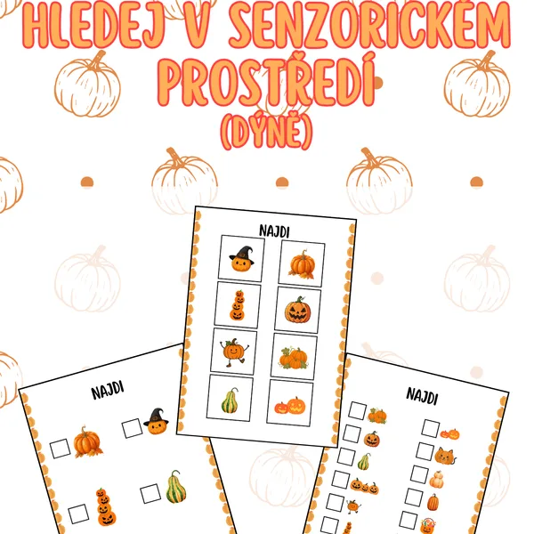 Hledej v senzorickém prostředí – DÝNĚ
