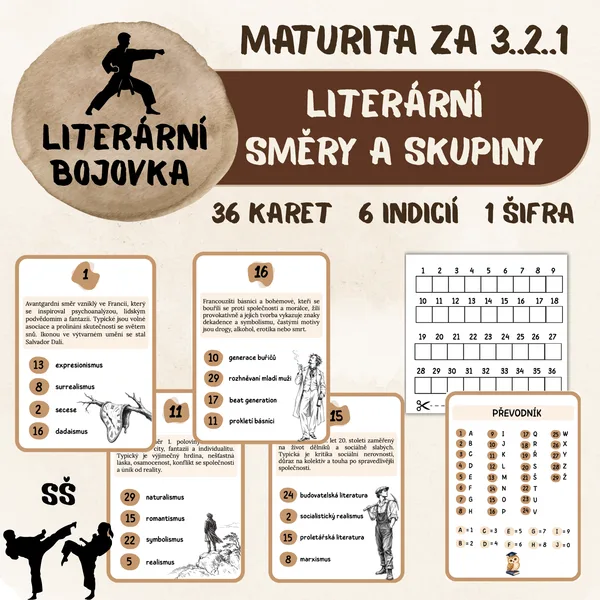 LIT. BOJOVKA: LIT. SMĚRY A SKUPINY (MATURITNÍ OPAKOVÁNÍ)