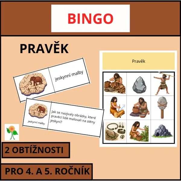Pravěk - BINGO