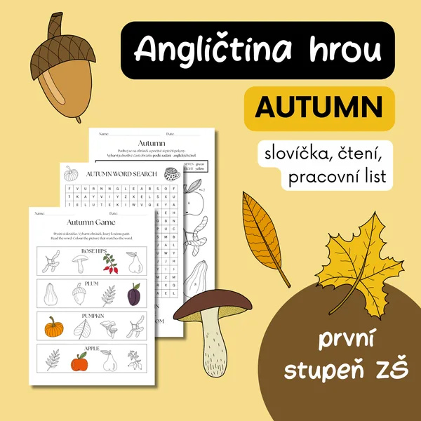 Podzim - Autumn - vocabulary