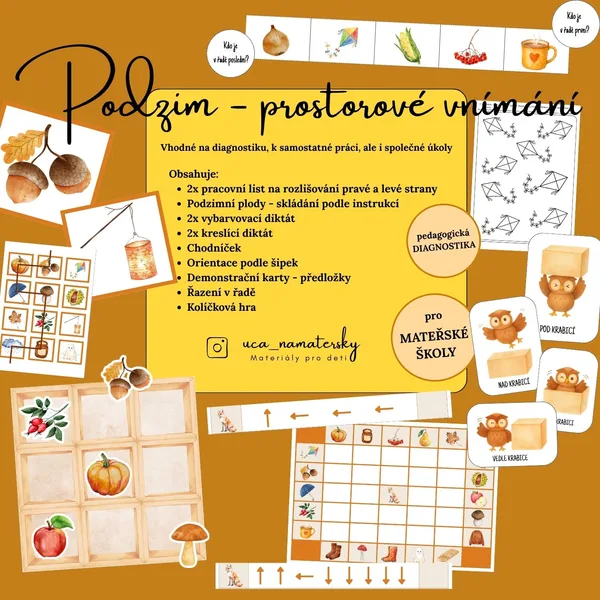 Podzim - prostorové vnímání