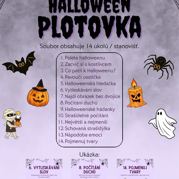 Halloween plotovka / stezka