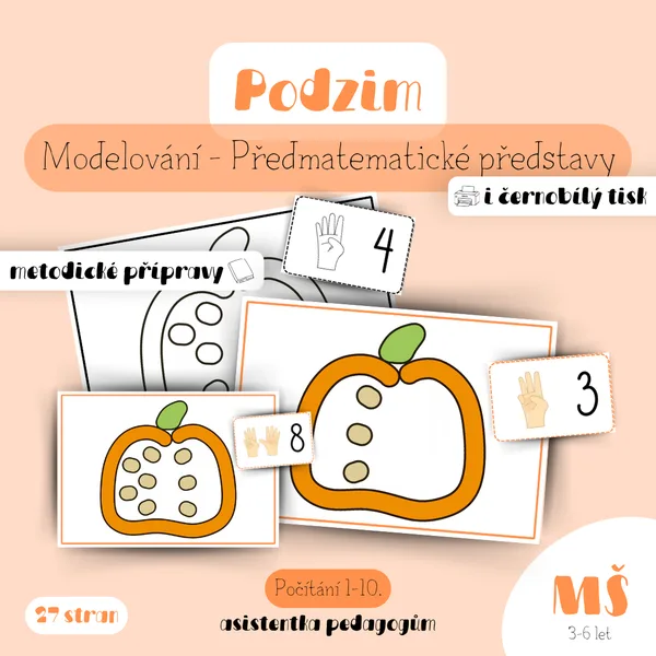 Podzimní modelování - Předmatematické představy