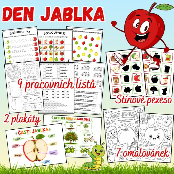 Den jablka / Světový den jablek / jablíčko / podzim / Jablíčkový den