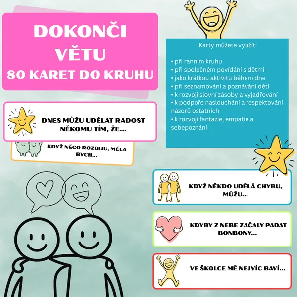 DOKONČI VĚTU - 80 KARET DO RANNÍHO KRUHU