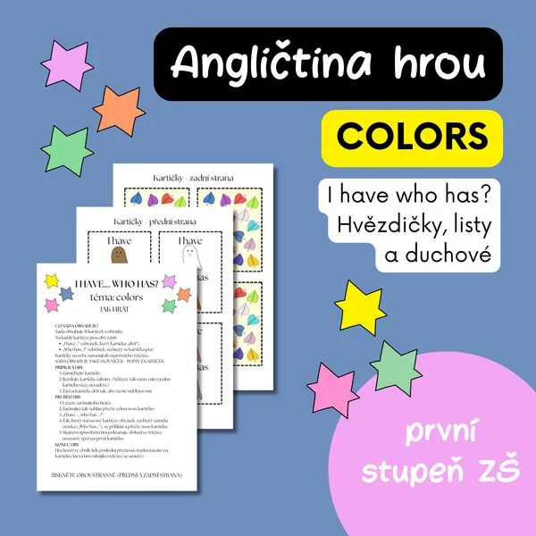 Barvy - Colors - I have, who has?