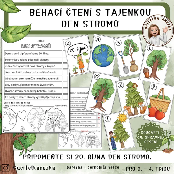 DEN STROMŮ - BĚHACÍ ČTENÍ S TAJENKOU
