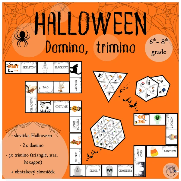 Halloween - domino, trimino