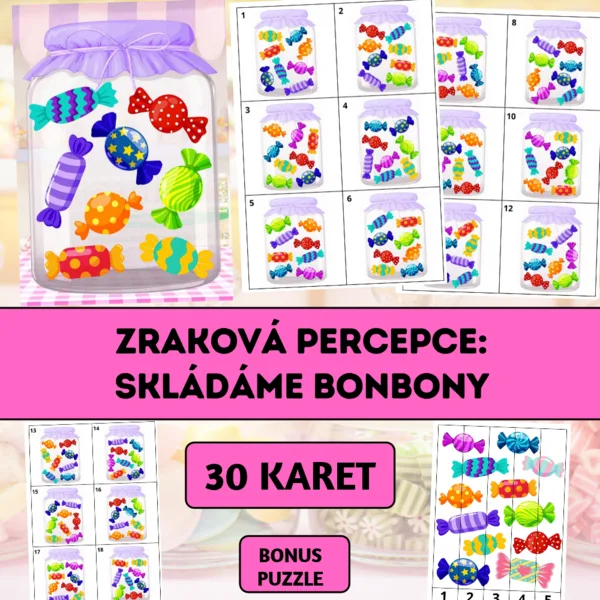 Zraková percepce: Skládáme bonbony