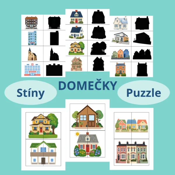 DOMEČKY - Stíny, Puzzle