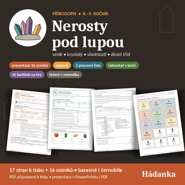 Nerosty pod lupou - mineralogie úvod