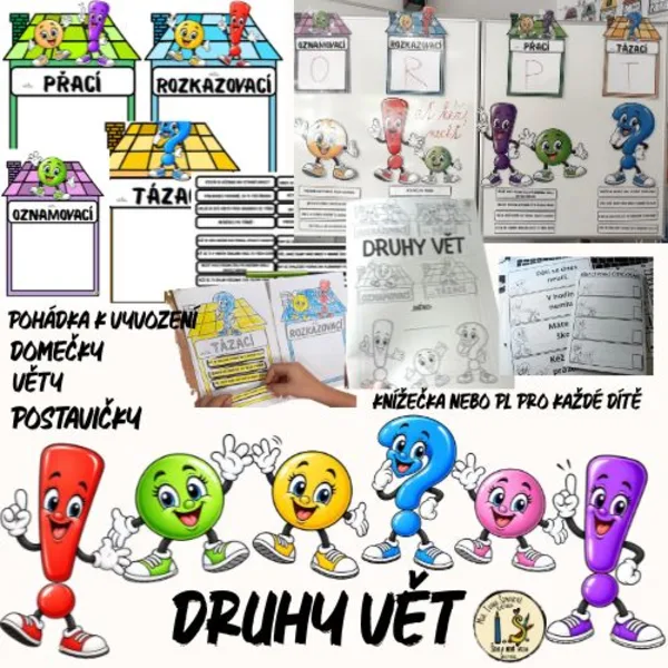 DRUHY VĚT – DOMEČKY, POSTAVIČKY, KNÍŽEČKA NEBO PL