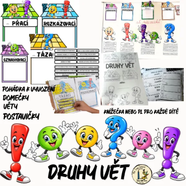 DRUHY VĚT – DOMEČKY, POSTAVIČKY, KNÍŽEČKA NEBO PL