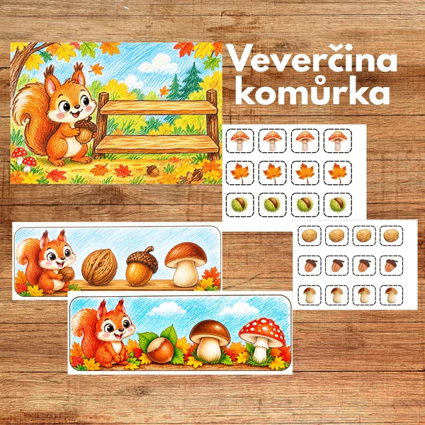 VEVERČINA KOMŮRKA – NAPLŇ JI ZÁSOBAMI