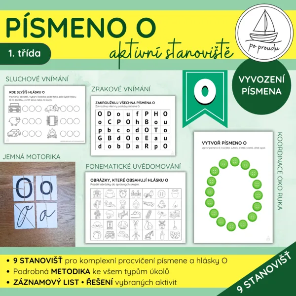 Písmeno O | 9 aktivních stanovišť