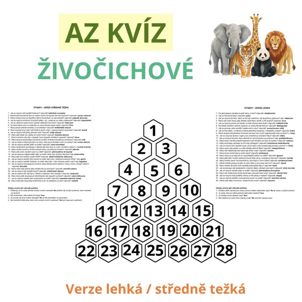 AZ kvíz - živočichové