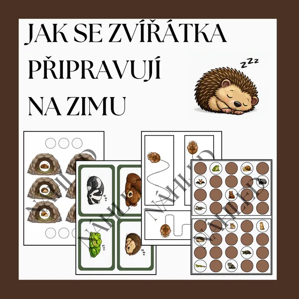 JAK SE ZVÍŘÁTKA PŘIPRAVUJÍ NA ZIMU
