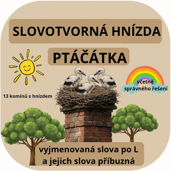 Vyjmenovaná slova po L a jejich slova příbuzná- slovotvorná hnízda