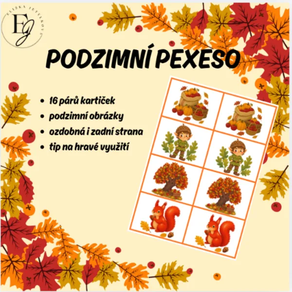 Podzimní pexeso