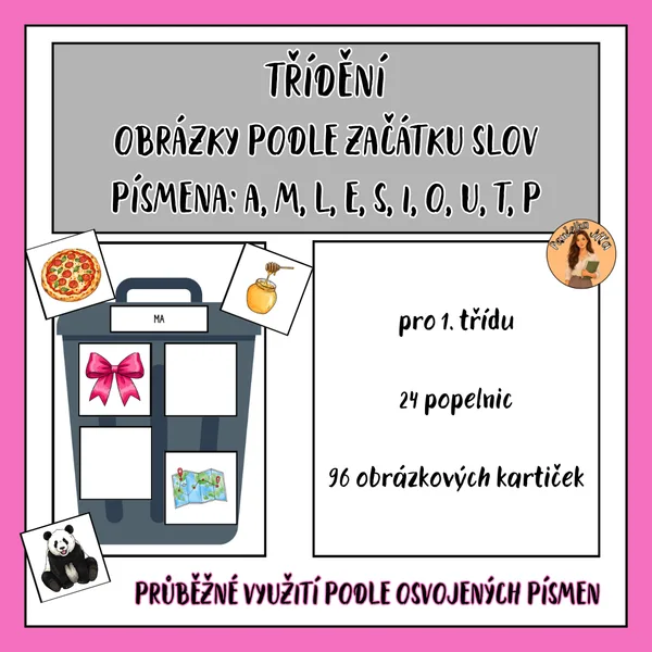 TŘÍDĚNÍ - obrázky podle začátku slov