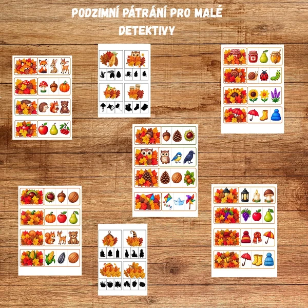 Podzimní pátrání pro malé detektivy