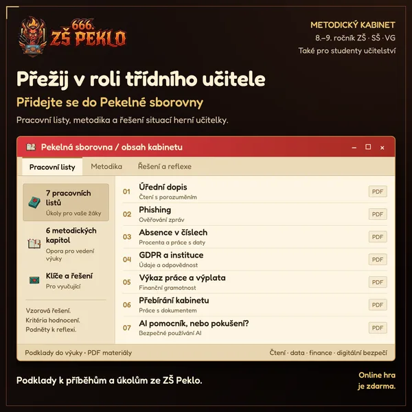 666. ZŠ PEKLO: Přežij v roli třídního učitele