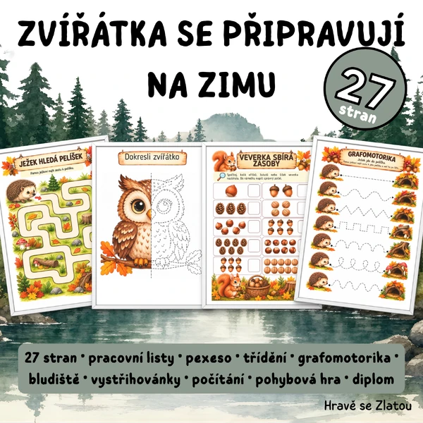 Zvířátka se připravují na zimu 🍂