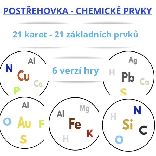 Postřehovka - chemické prvky