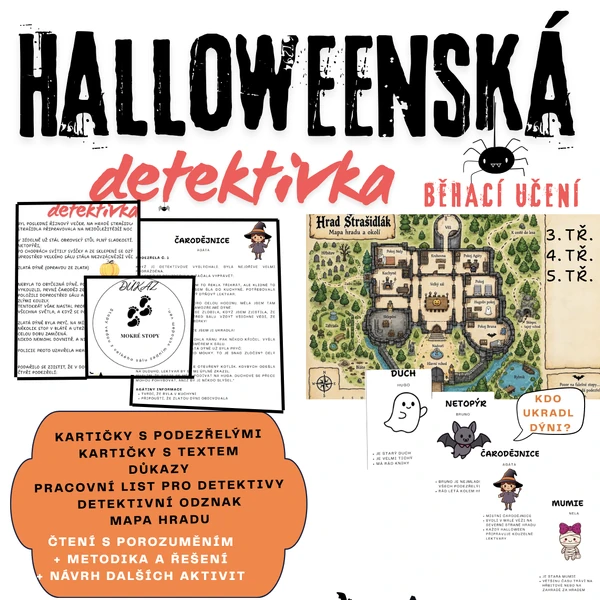 Halloweenská detektivka/pátračka