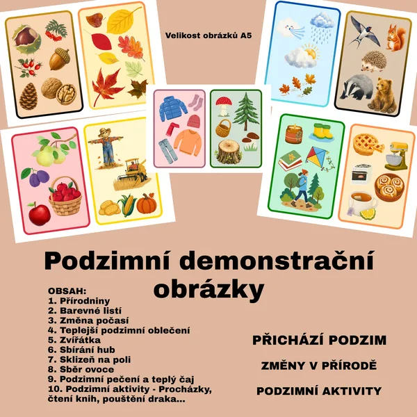 PODZIM - Demonstrační obrázky