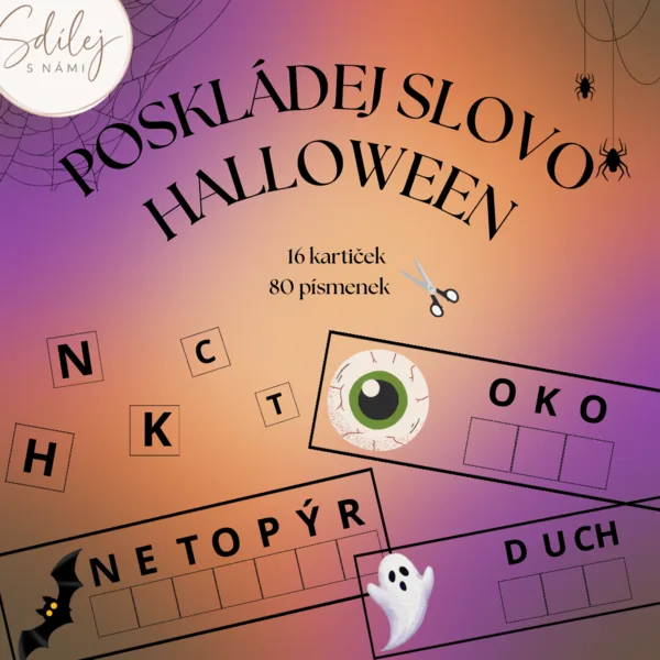 POSKLÁDEJ SLOVO - HALLOWEEN