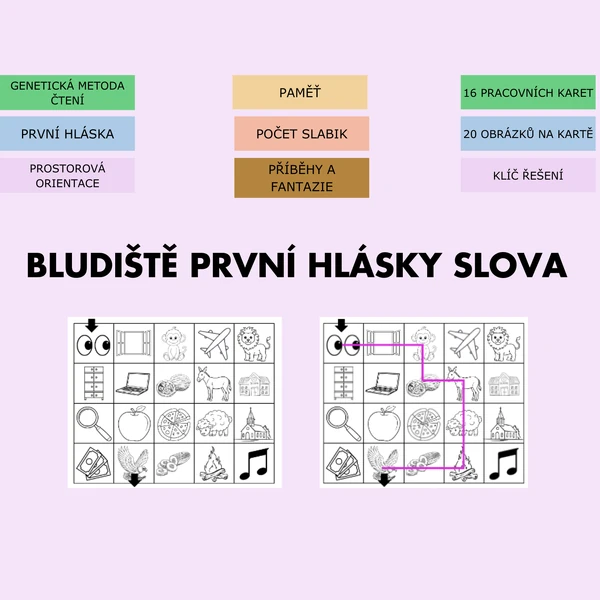 Bludiště první hlásky slova