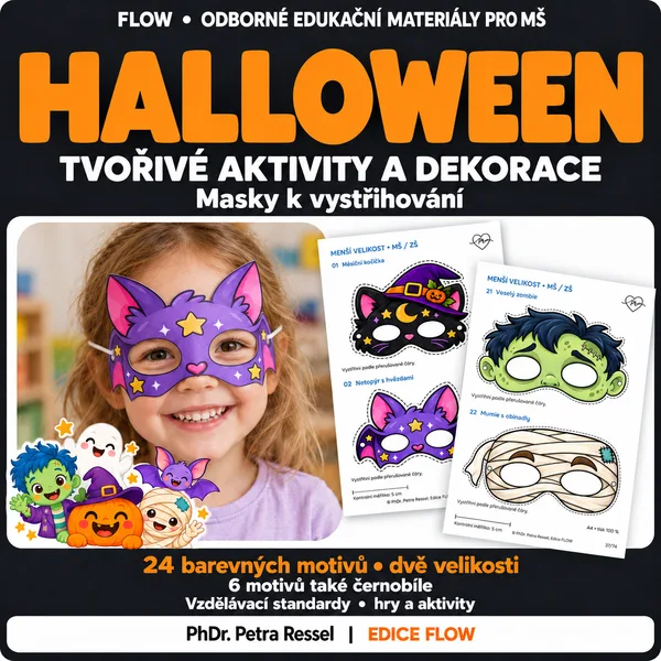 Halloweenske masky
