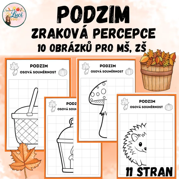 Podzim - osová souměrnost